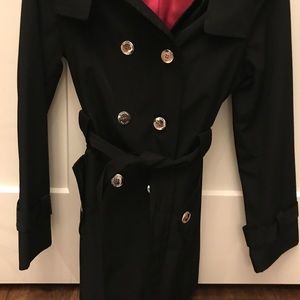 Calvin Klein Black Spring Coat